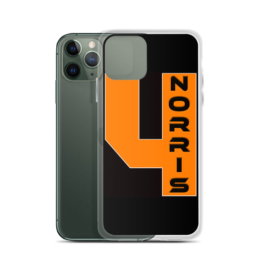 Lando Norris 4 Clear Phone Case